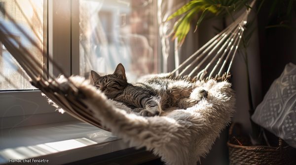 Hamac chat fenêtre: confort aérien dès 19€