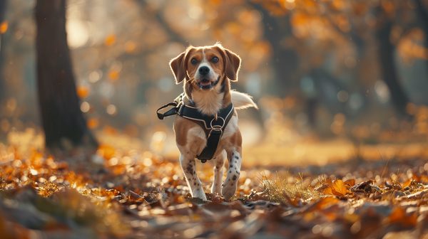 Harnais chien anti-traction : promenade sans tirer